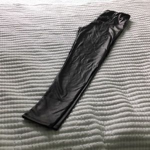 Faux leather leggings